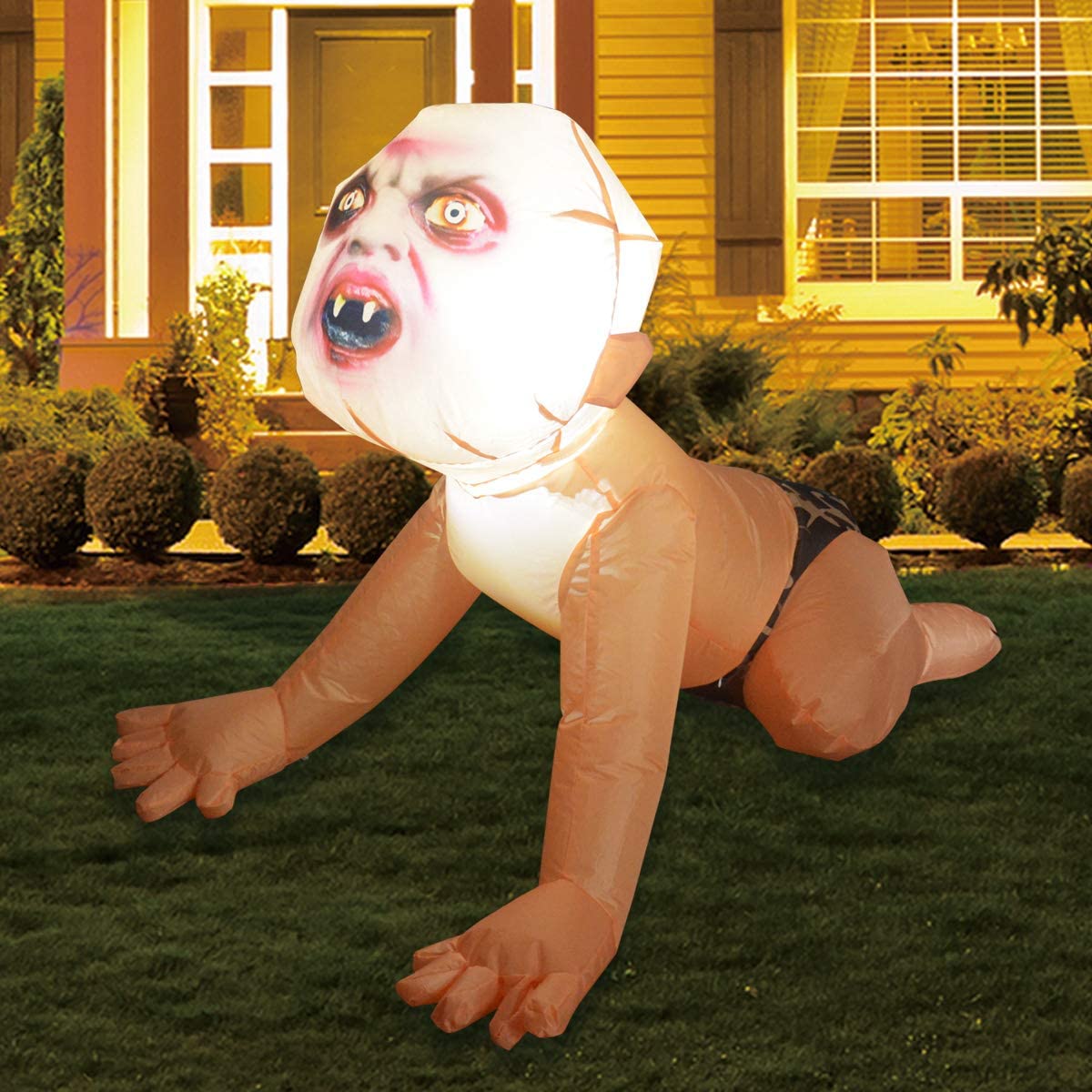 Giant Zombie Baby Halloween Decoration