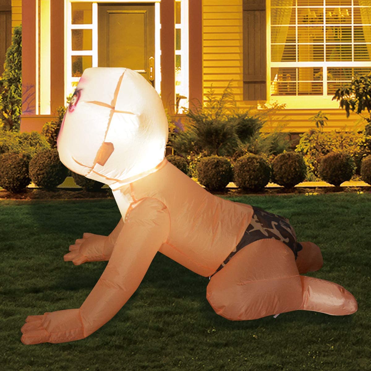 Giant Zombie Baby Halloween Decoration