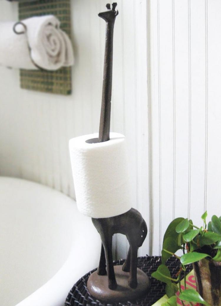 Giraffe Toilet Paper and Paper Towel Holder