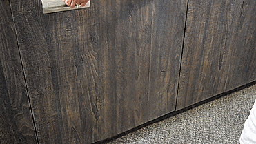 Glideware Slide-out pot holder cabinet