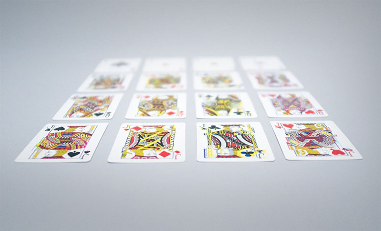 GLITCH Playing Cards Layed Out