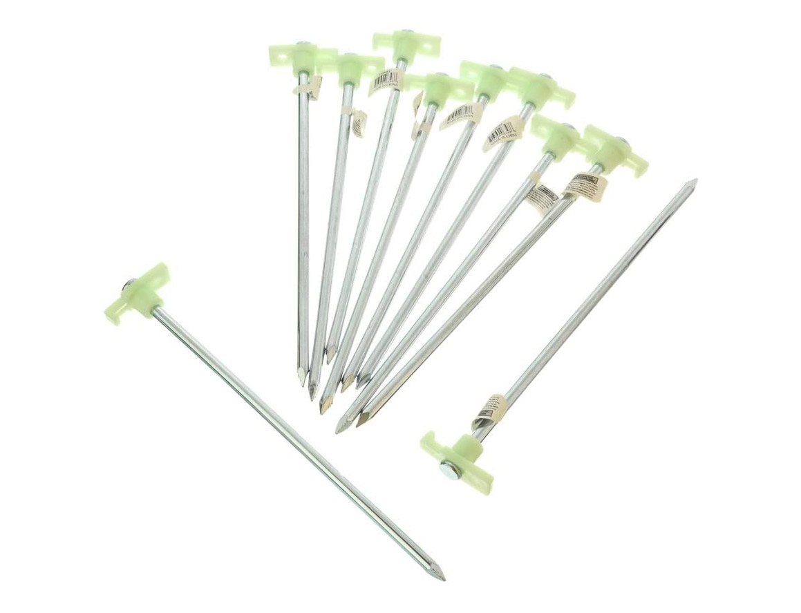 Glow In The Dark Tent Stakes Prevents Tripping At Night