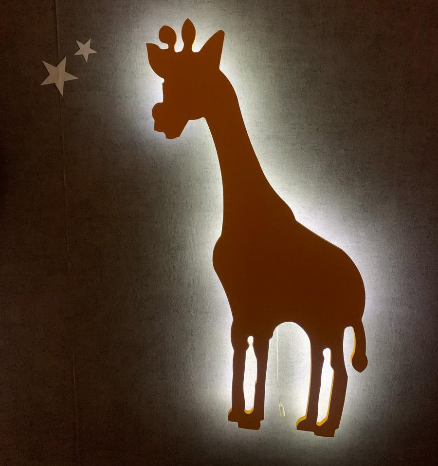 Wall Mounted LED Glowing Animal and Dinosaur Shaped Wall Night Lights Silhouette Design