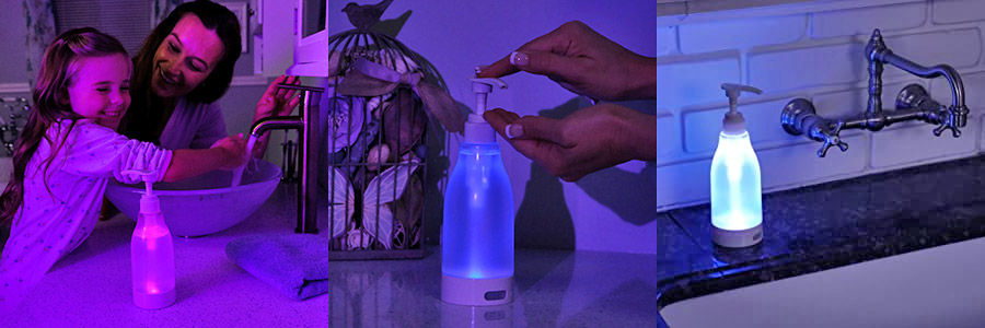 Soap Brite Glowing LED Bathroom Soap Dispenser