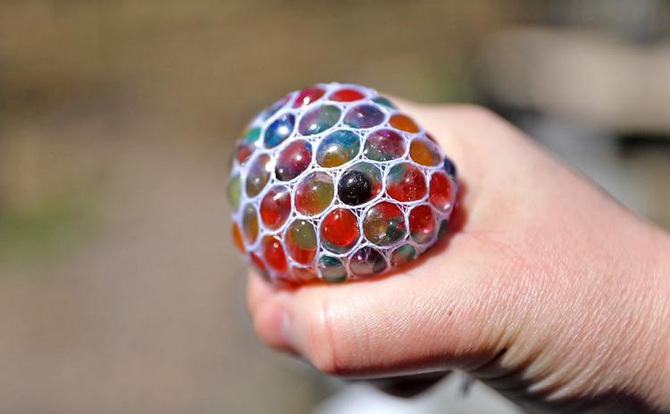 Glowing Colorful Stress Ball With LED Lights - Best Stress Ball - Led squish ball