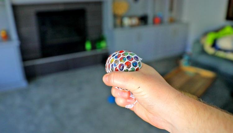 Glowing Colorful Stress Ball With LED Lights - Best Stress Ball - Led squish ball