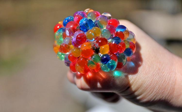 Glowing Colorful Stress Ball With LED Lights - Best Stress Ball - Led squish ball
