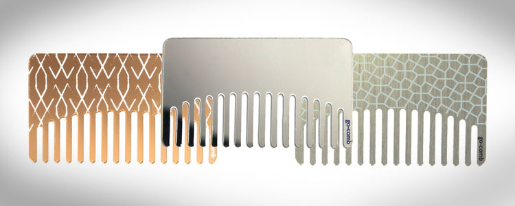 Go-Comb - Credit Card Sized Mirror Comb