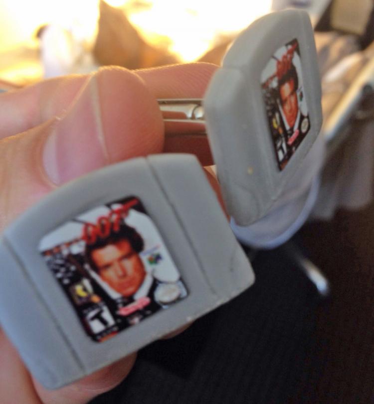 Goldeneye 007 Nintendo 64 Game Cartridge Cufflinks