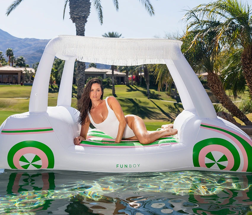 Golf Cart Pool Float - Giant inflatable golf cart float