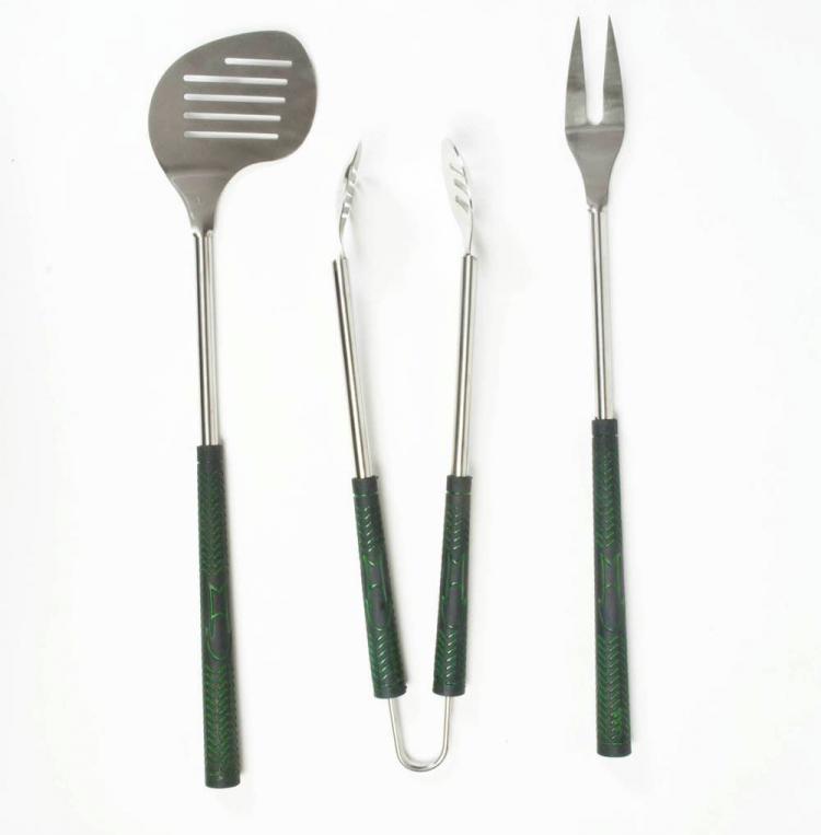 Golf Club BBQ Grilling Set With Golf Club Grip Handles