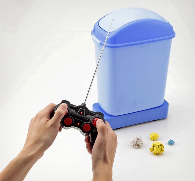 Gomiba Go Remote Controlled Garbage Can - Weird Japanese RC Garbage Can On Wheels