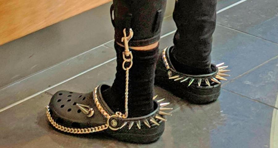 Goth Crocs