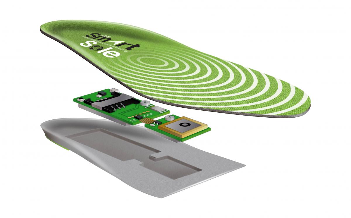 GPS Tracking Shoe Insoles - SmartSole Smart Shoe Insoles For Seniors With Alzheimers or Dementia