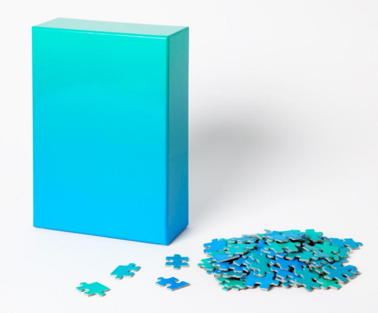 Gradient Jigsaw Puzzle