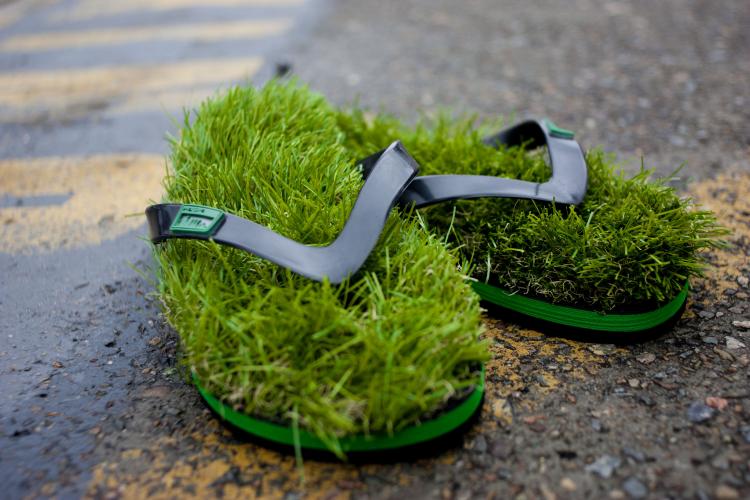 Grass Sandals - Sandals made from grass