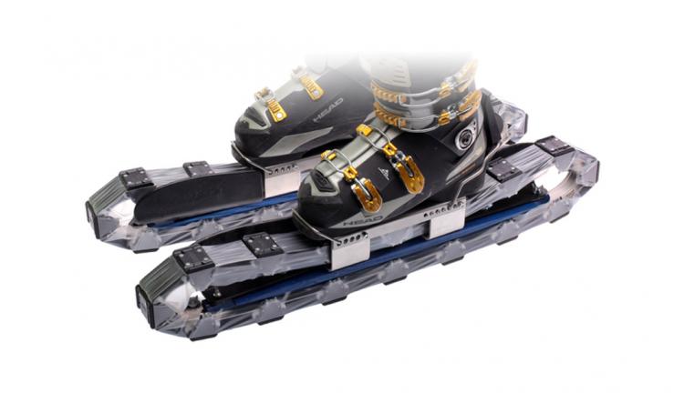 Grass Skis Let You Downhill Ski In The Summer - Rolling downhill skis - Tank track skis