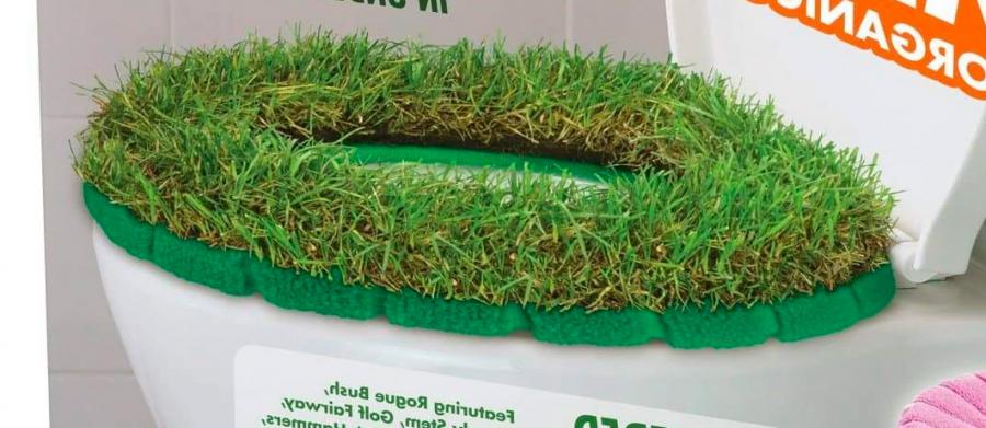 Grass Toilet Seat Cover
