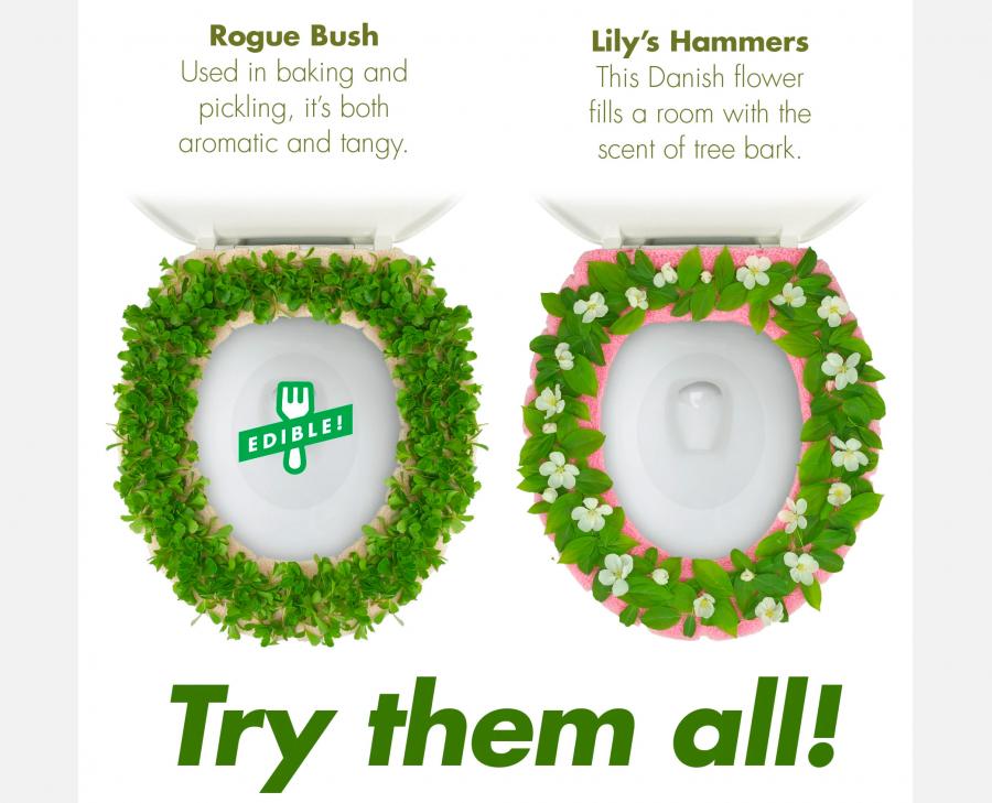 Grass Toilet Seat Cover