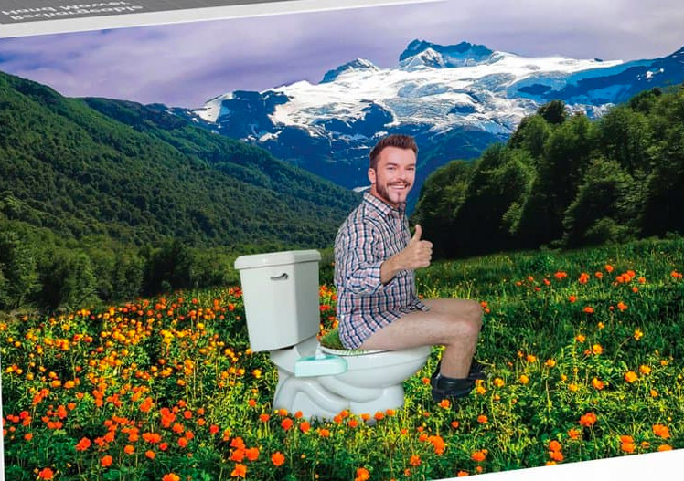 Grass Toilet Seat Cover