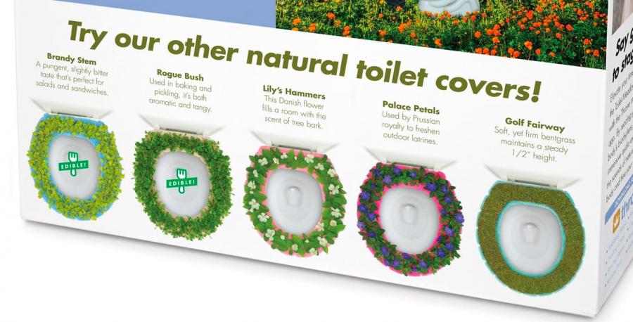 Grass Toilet Seat Cover