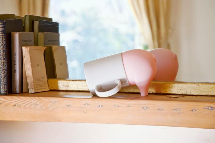 Greedy Pig Turns Cups Into A Piggy Bank