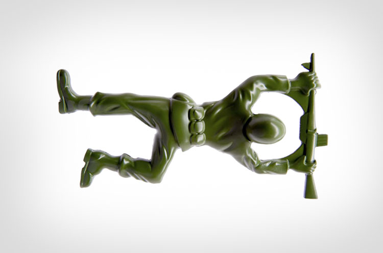 Green Army Man Bottle Opener