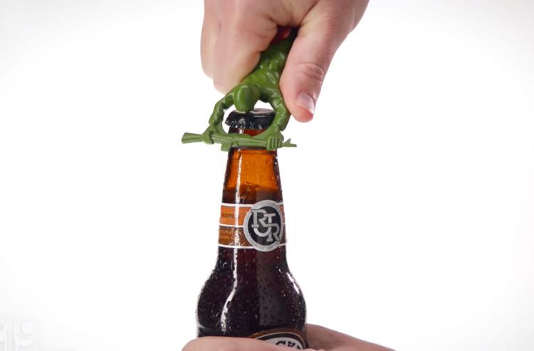 Green Army Man Bottle Opener
