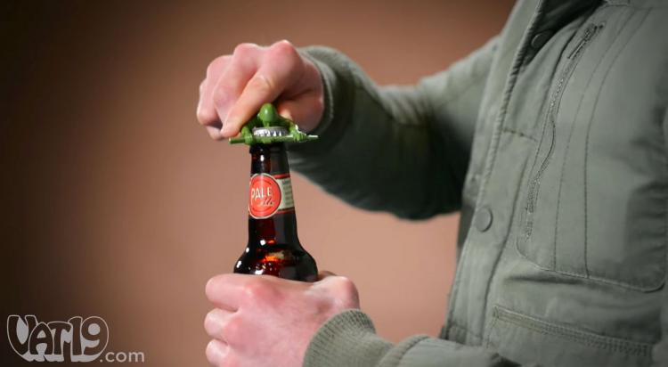 Green Army Man Bottle Opener