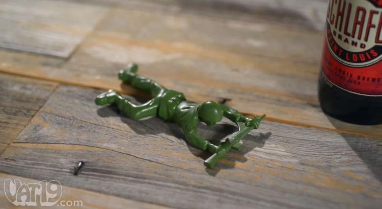 Green Army Man Bottle Opener