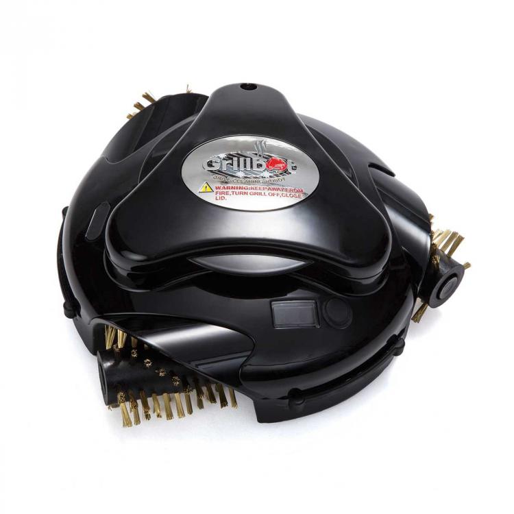 Grillbot Robotic Grill Cleaner - Grill scrubbing robot - Grillbot cleans grill like a roomba robot