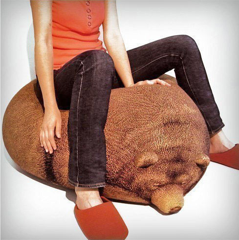 Grizzly Bear Bean Bag Chair