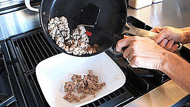 Stove-top Ground Beef Chopper - OXO Frozen Ground Beef Cooking Utensil