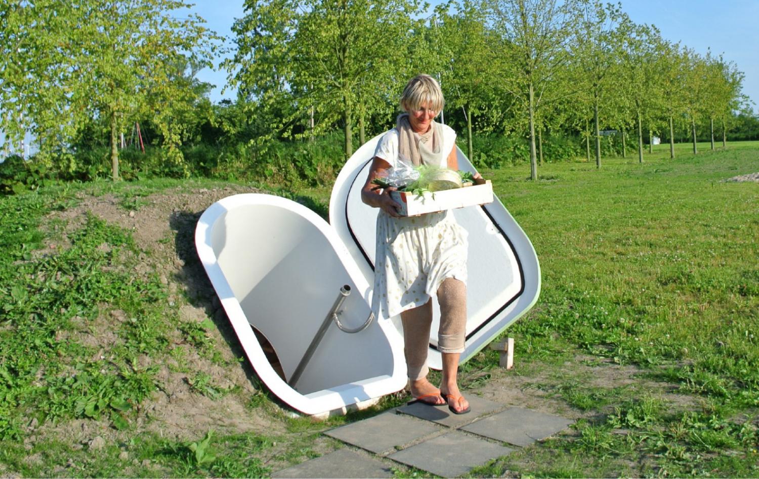 Ground Fridge - Eco-friendly Underground walk-in food and wine cooler