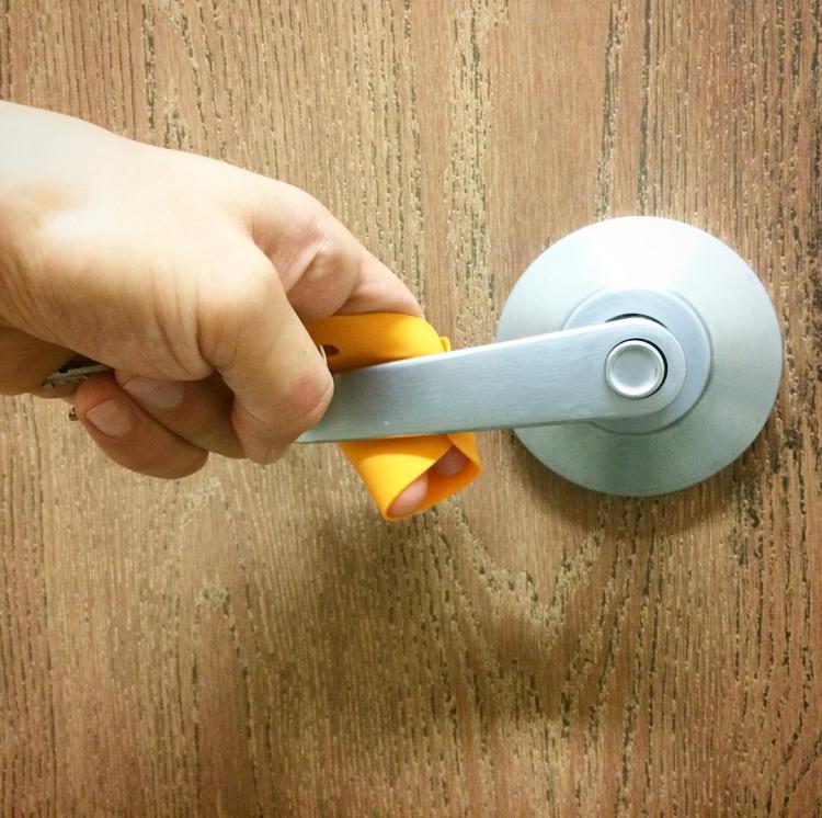 Gryp Germaphobe Key-chain - Silicone germ protector key-chain