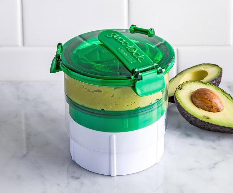 Guac-Lock Guacamole vacuum seal storage and serving container