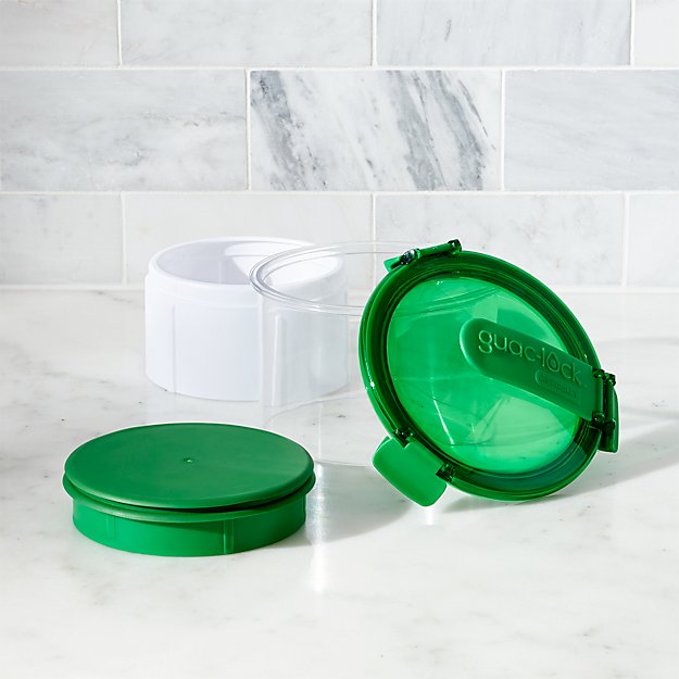Guac-Lock Guacamole vacuum seal storage and serving container
