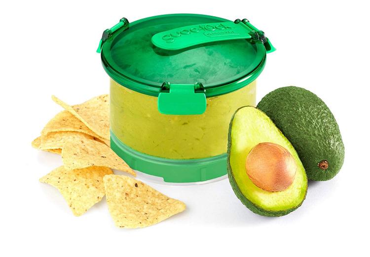 Guac-Lock Guacamole vacuum seal storage and serving container