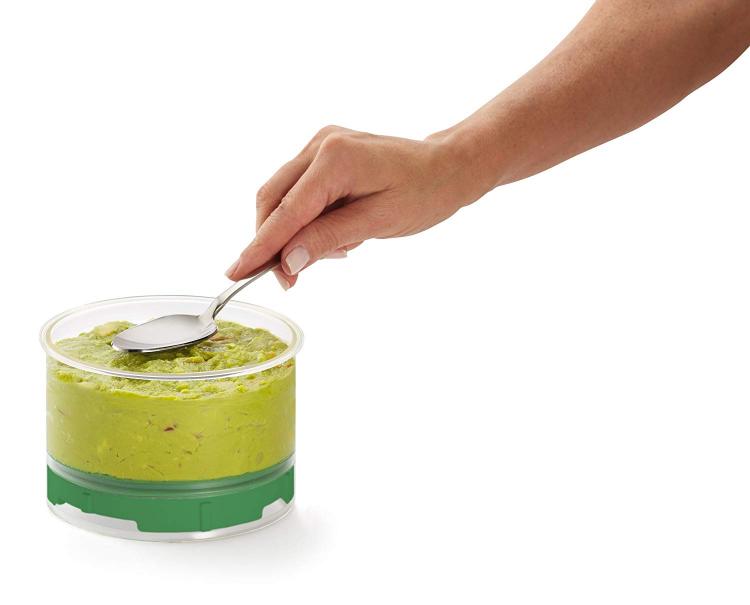 Guac-Lock Guacamole vacuum seal storage and serving container