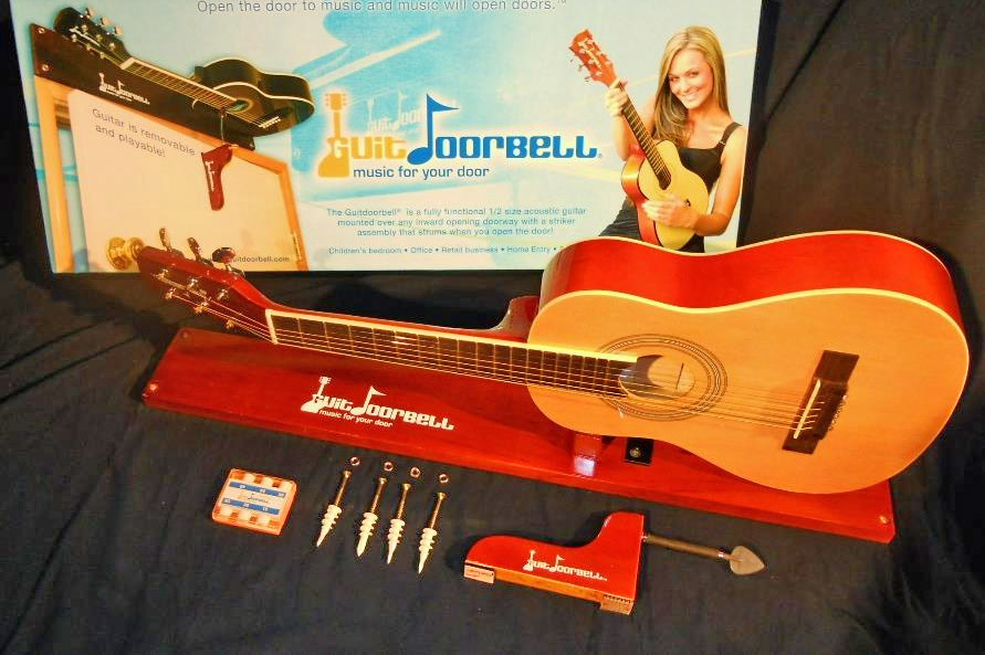 Guitar Doorbell - Guitar Door chime strums guitar each time door is opened