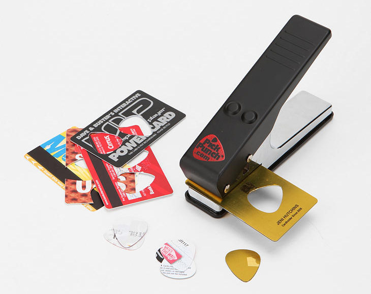 Guitar Pick Punch - Make guitar picks from old credit cards, IDs, and gift cards