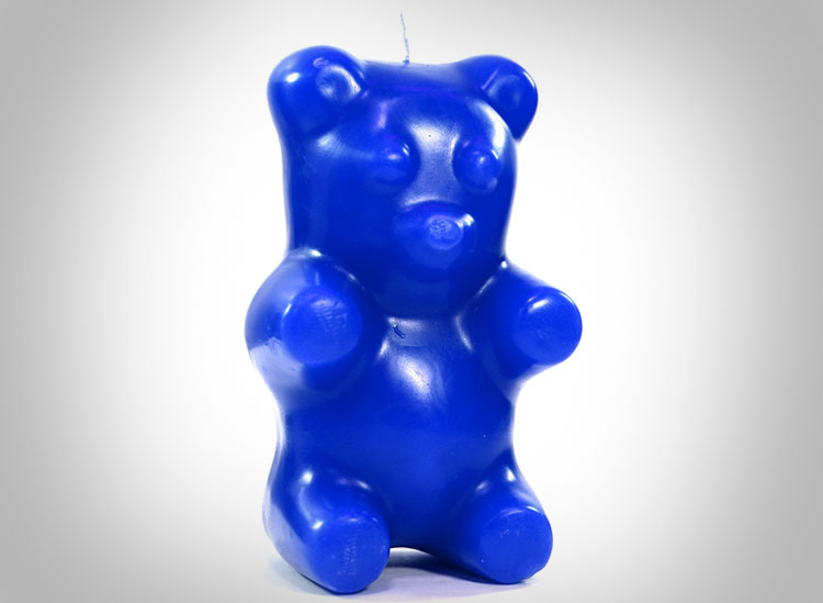 Gummi Bear Skeleton Candle