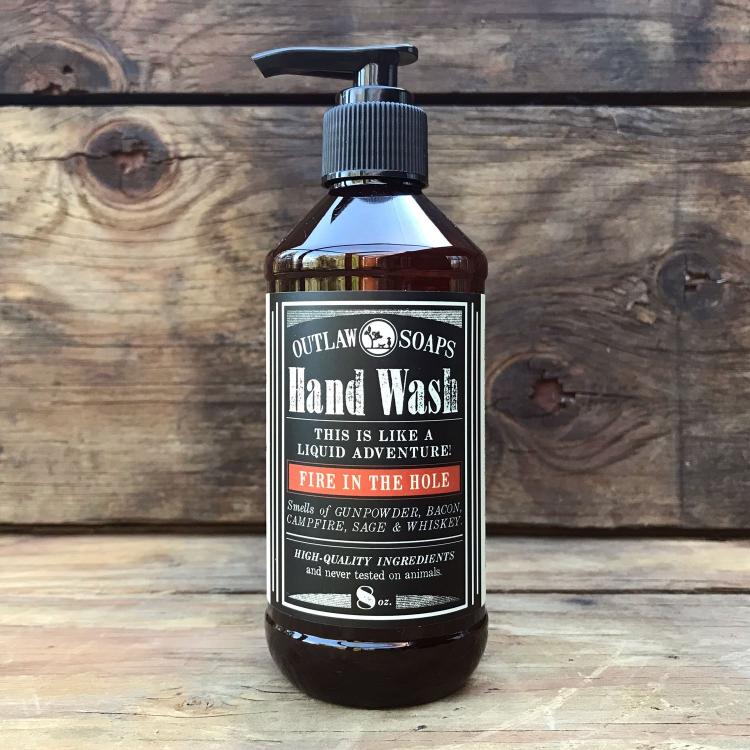 Fire In The Hole Soap Smells Like Gunpowder, Campfire, and Whiskey - Manliest soap
