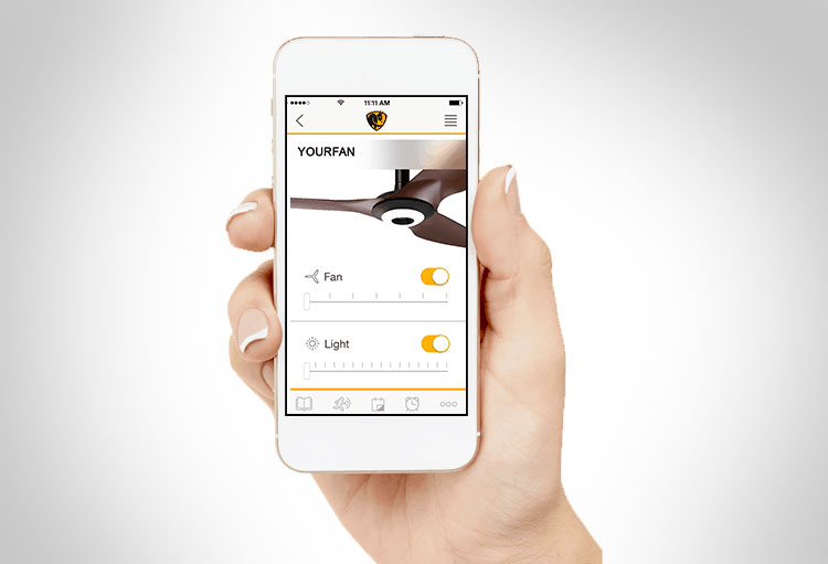 Haiku Smart Fan Turns on when you enter the room - voice activated smart ceiling fan