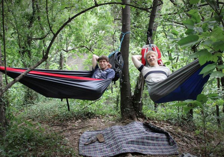 Hammock Backpack - Backpack with a built-in hammock