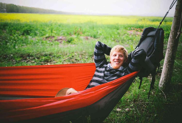 Hammock Backpack - Backpack with a built-in hammock