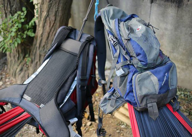 Hammock Backpack - Backpack with a built-in hammock