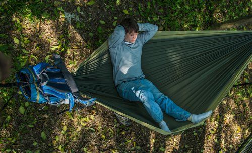 Hammock Backpack - Backpack with a built-in hammock