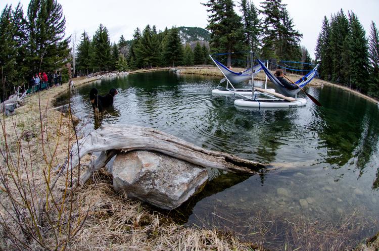 Hammocraft Hammock Boat - A boat made of hammocks