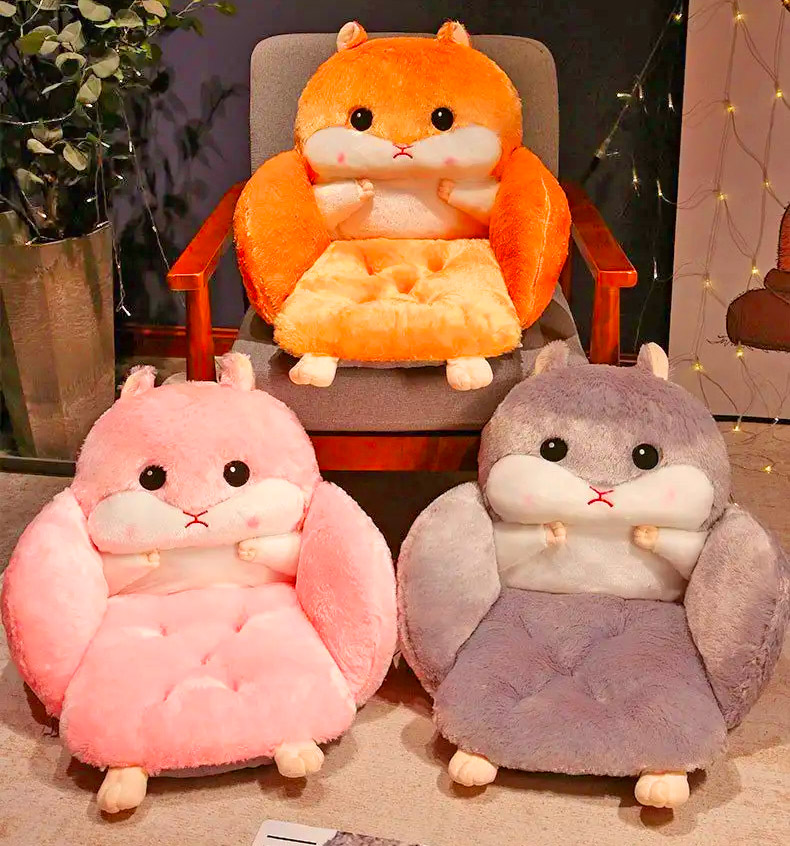 Giant Hamster Chair Cushion